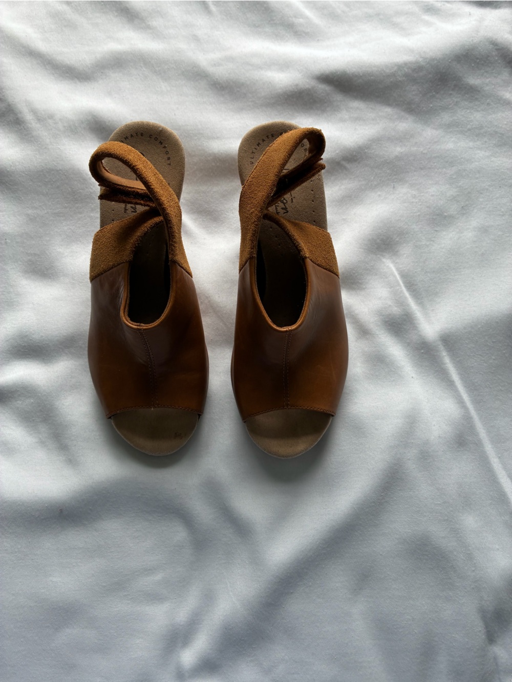 Women’s Leather Brown Open-Toe Sandals
